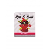 Стимулирующий презерватив-насадка Roll   Ball Raspberry - Sitabella - купить с доставкой в Ярославле