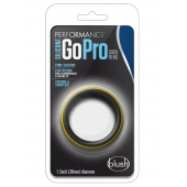 Черно-желтое силиконовое эрекционное кольцо Silicone Go Pro Cock Ring - Blush Novelties - в Ярославле купить с доставкой