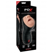 Мастурбатор-ротик Deep Throat Vibrating Stroker - Pipedream - в Ярославле купить с доставкой