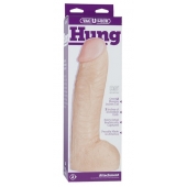 Огромная насадка-реалистик Vac-U-Lock Realistic Hung - 31,7 см. - Doc Johnson - купить с доставкой в Ярославле