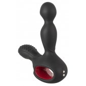 Черный вибромассажер простаты с нагревом и ротацией Prostate Plug - 14,5 см. - Orion - в Ярославле купить с доставкой