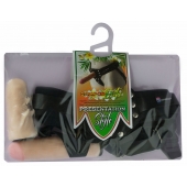 Черный пояс-трусики с двумя насадками  Экзотик-Linda  - 15,5 и 10,5 см. - LOVETOY (А-Полимер) - купить с доставкой в Ярославле