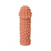 Телесная реалистичная насадка KOKOS Extreme Sleeve 10 с дополнительной стимуляцией - 14,7 см. - KOKOS - в Ярославле купить с доставкой