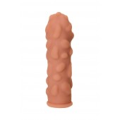 Телесная реалистичная насадка KOKOS Extreme Sleeve 11 с дополнительной стимуляцией - 12,7 см. - KOKOS - в Ярославле купить с доставкой