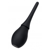 Черный силиконовый анальный душ A-toys с гладким наконечником - A-toys - купить с доставкой в Ярославле