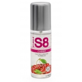 Смазка на водной основе S8 Flavored Lube со вкусом вишни - 125 мл. - Stimul8 - купить с доставкой в Ярославле