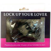 Черные меховые наручники Love с ключиками - Baile - купить с доставкой в Ярославле