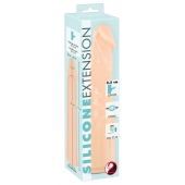 Телесная насадка-удлинитель Silicone Extension - 19 см. - Orion - в Ярославле купить с доставкой