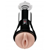 Телесный вибромастурбатор-вагина Cock Compressor Vibrating Stroker - Pipedream - в Ярославле купить с доставкой