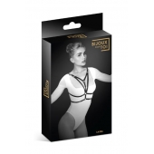 Черная упряжь на грудь Laura - Bijoux Pour Toi - купить с доставкой в Ярославле