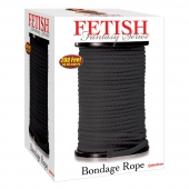 Черная веревка для связывания Bondage Rope - 60,9 м. - Pipedream - купить с доставкой в Ярославле