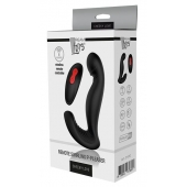 Черный вибромассажер простаты SWIRLING P-PLEASER - Dream Toys - в Ярославле купить с доставкой