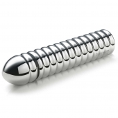 Рельефный фаллос для интенсивного электросекса Groovey George - 20 см. - MyStim - купить с доставкой в Ярославле