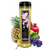 Массажное масло Libido Exotic Fruits с ароматом экзотических фруктов - 240 мл. - Shunga - купить с доставкой в Ярославле