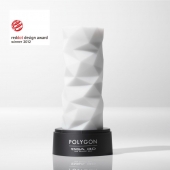 Белый 3D мастурбатор POLYGON - Tenga - в Ярославле купить с доставкой