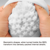 Белый мастурбатор Tenga Geo Coral - Tenga - в Ярославле купить с доставкой
