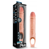 Телесный реалистичный фаллоудлинитель 10 Inch Silicone Cock Sheath Penis Extender - 25,4 см. - Blush Novelties - в Ярославле купить с доставкой