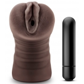 Коричневый мастурбатор-вагина Hot Chocolate Brianna - Blush Novelties - в Ярославле купить с доставкой