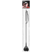 Черный стек с наконечником-сердечком - 54 см. - Notabu - купить с доставкой в Ярославле