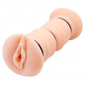 Телесный вибромастурбатор-вагина Michelle - Baile - в Ярославле купить с доставкой