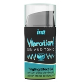 Жидкий интимный гель с эффектом вибрации Vibration! Gin   Tonic - 15 мл. - INTT - купить с доставкой в Ярославле