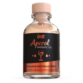 Массажный гель с согревающим эффектом Aperol - 30 мл. - INTT - купить с доставкой в Ярославле