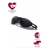 Черная плотная силиконовая маска - ToyFa - купить с доставкой в Ярославле