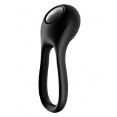 Черное эрекционное виброкольцо Majestic Duo - Satisfyer - в Ярославле купить с доставкой