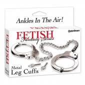 Металлические наручники Metal Leg Cuffs - Pipedream - купить с доставкой в Ярославле
