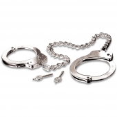 Металлические наручники Metal Leg Cuffs - Pipedream - купить с доставкой в Ярославле