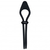 Черное эрекционное лассо с вибропулей Black Tie Affair - Zero Tolerance - в Ярославле купить с доставкой