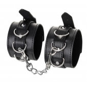 Черные оковы Anonymo из искусственной кожи - ToyFa - купить с доставкой в Ярославле