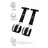 Черно-серебристые фиксаторы для рук на дверь Anonymo - ToyFa - купить с доставкой в Ярославле