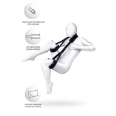 Черные кожаные стропы для фиксации Anonymo - ToyFa - купить с доставкой в Ярославле