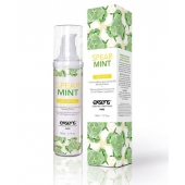 Разогревающее массажное масло Gourmet Spearmint Organic с органическими ингредиентами - 50 мл. - Exsens - купить с доставкой в Ярославле
