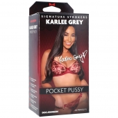 Мастурбатор-вагина Karlee Grey ULTRASKYN Pocket Pussy - Doc Johnson - в Ярославле купить с доставкой