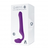 Лиловый безремневой страпон Queens M - Adrien Lastic - купить с доставкой в Ярославле