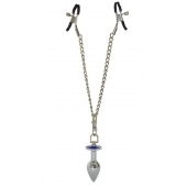 Зажимы для сосков с анальной пробкой - Sitabella - купить с доставкой в Ярославле