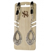 Изысканные зажимы на соски с подвесками  Шахерезада - Sitabella - купить с доставкой в Ярославле