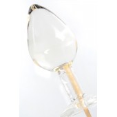 Прозрачный леденец в форме малой анальной пробки со вкусом пина колада - Sosuчki - купить с доставкой в Ярославле