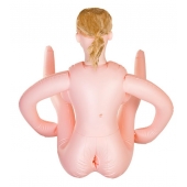 Надувная секс-кукла с реалистичной головой и поднятыми ножками - ToyFa - в Ярославле купить с доставкой