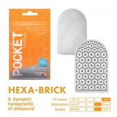 Карманный мастурбатор HEXA-BRICK - Tenga - в Ярославле купить с доставкой