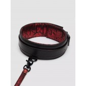 Стильный ошейник с поводком Reversible Faux Leather Collar and Lead - Fifty Shades of Grey - купить с доставкой в Ярославле