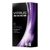Презервативы с утолщённой стенкой VITALIS PREMIUM strong - 12 шт. - Vitalis - купить с доставкой в Ярославле
