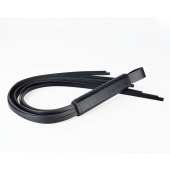 Черная кожаная плеть  Клео  - 60 см. - Sitabella - купить с доставкой в Ярославле