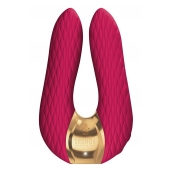 Малиновый двойной вибростимулятор AIKO с двумя моторами - Shunga