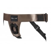 Бронзовый пояс для насадок Curious Harness - Strap-on-me - купить с доставкой в Ярославле