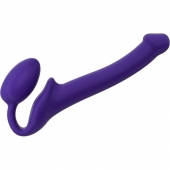 Фиолетовый безремневой страпон Silicone Bendable Strap-On - size S - Strap-on-me - купить с доставкой в Ярославле