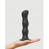 Черная насадка Strap-On-Me Dildo Geisha Balls size XL - Strap-on-me - купить с доставкой в Ярославле