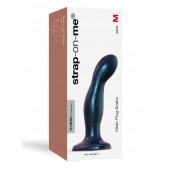 Темно-синяя насадка Strap-On-Me Dildo Plug Snaky size M - Strap-on-me - купить с доставкой в Ярославле